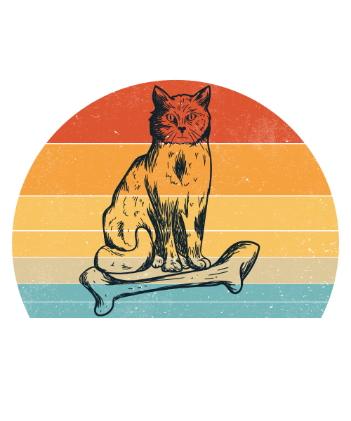 I Found This Humerus Cat Lover T-Shirt Design (2)